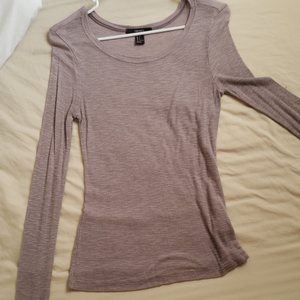 Forever 21 Henley long sleeve tee